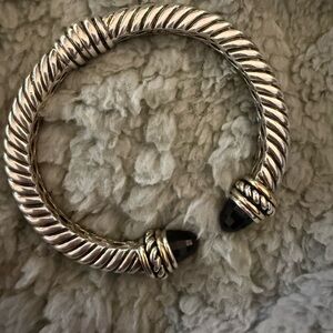 Cable Black Onyx Bracelet